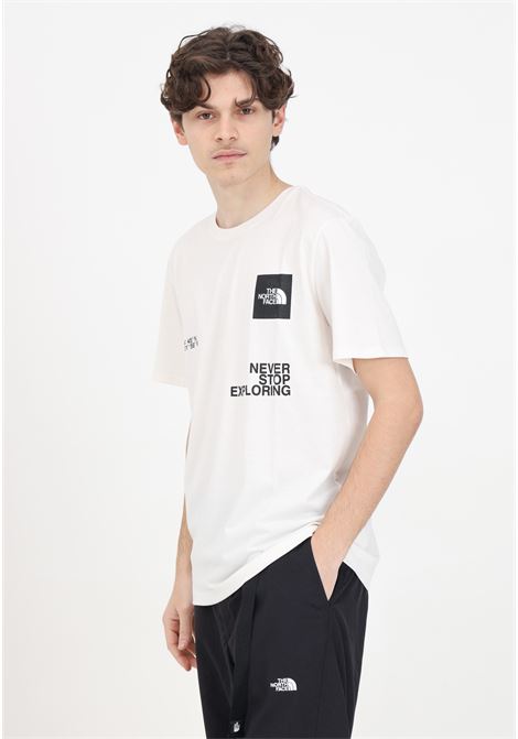 White men's t-shirt with contrasting logo THE NORTH FACE | NF0A882ZV3L1V3L1